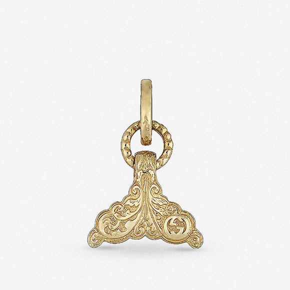 Gucci Tail Fin Charm In Yellow Gold NWT - Picture 12 of 13